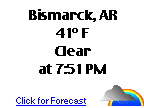 Click for Bismarck, Arkansas Forecast